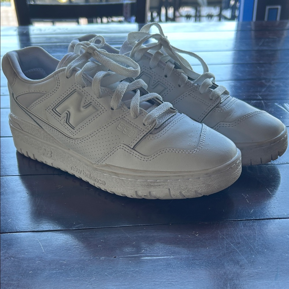 New Balance 550 all white size 8 (41.5 euro), almost new
